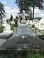 Mormântul lui Vladimir Florea din Cimitirul Pacea din Suceava