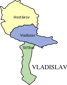 Poziția localității Vladislav