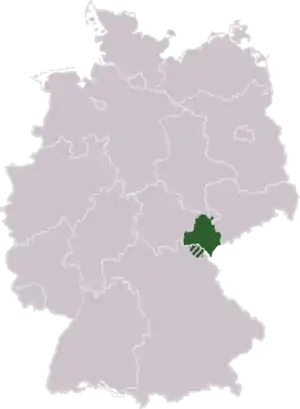 Teritoriul Vogtland în Germania actuala