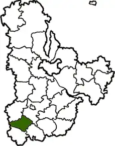 Poziția localității Volodarka