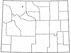 Localizare Cody in Wyoming