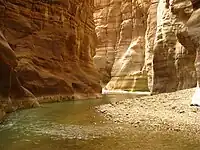 Canion la Wadi Mujib.