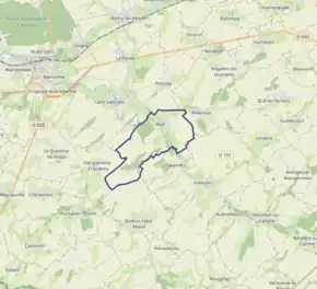 Poziția localității Wail