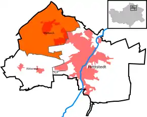 Poziția localității Walbeck