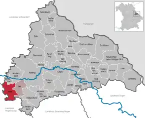 Poziția localității Wald