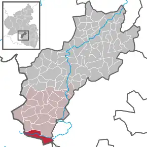 Poziția localității Waldmohr