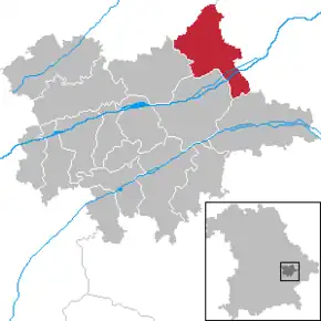 Poziția localității Wallersdorf