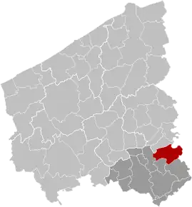 Waregem în Provincia Flandra de Vest