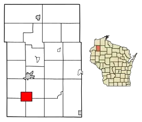 Poziția localității Shell Lake