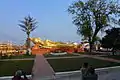 Marele Bouddha culcat la pagoda Vat That Luang Tai