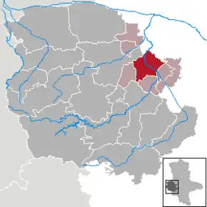 Poziția localității Wegeleben