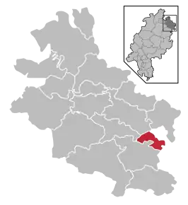 Poziția localității Weißenborn