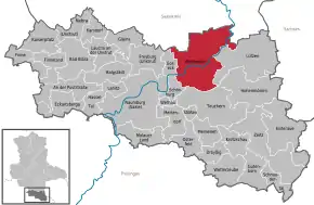 Poziția localității Weißenfels