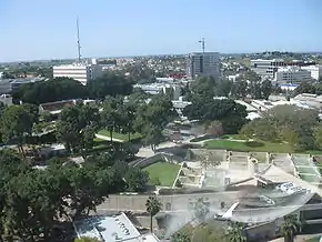 Vedere a orașului dinspre institutul Weizmann