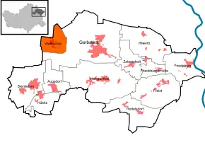 Poziția localității Welfesholz