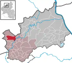 Poziția  Wershofen pe harta districtului Ahrweiler