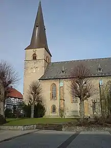 Protestant St. Jacobi Church in town centre of Werther (Westf.)