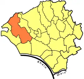 Poziția localității Wiesbaden-Dotzheim