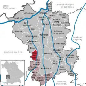 Poziția localității Wiesenbach