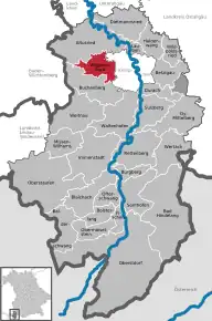 Poziția  Wiggensbach pe harta districtului Oberallgäu