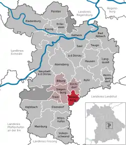 Poziția localității Wildenberg