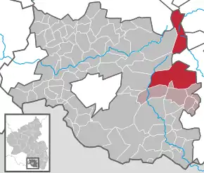 Poziția ortsgemeinde Wilgartswiesen pe harta districtului Südwestpfalz