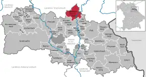 Poziția localității Windischeschenbach