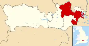 Poziția localității Royal borough of Windsor and Maidenhead