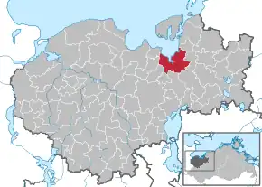 Poziția localității Wismar