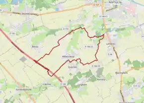 Poziția localității Witternesse