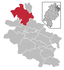 Poziția localității Witzenhausen, Germany