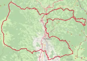 Poziția localității Wolfsberg