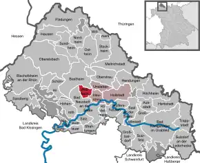 Poziția localității Wollbach