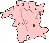 Poziția localității Worcestershire