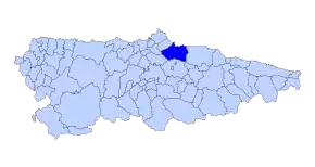 Poziția localității Gijón