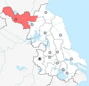 Poziția localității Xuzhou