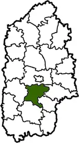 Poziția localității Iarmolînți