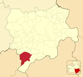 Poziția localității Yeste