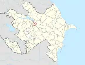 Poziția localității Ievlah