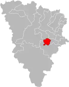 Poziția localității Cantonul Trappes