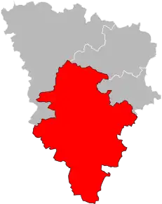 Poziția localității Arondismentul Rambouillet