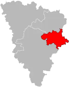 Poziția localității Arondismentul Versailles