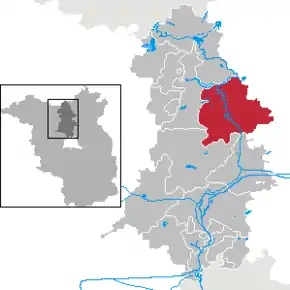 Poziția localității Zehdenick