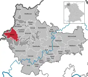 Poziția localității Zeitlofs