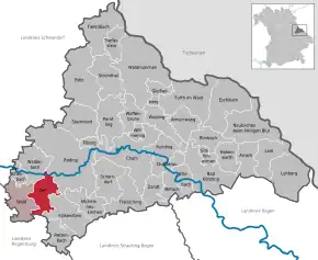 Poziția localității Zell