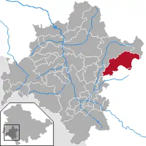 Poziția localității Zella-Mehlis