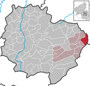Poziția localității Zellertal