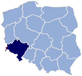 Poziția localității Zgorzelec