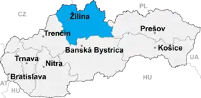Regiunea Žilina în Slovacia