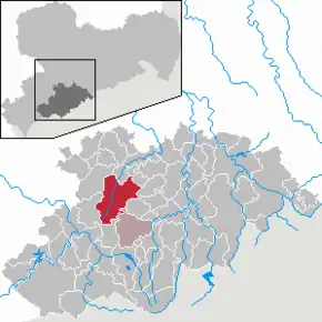 Poziția localității Zwönitz